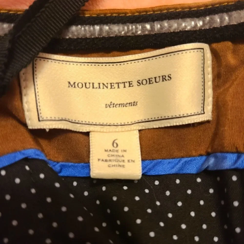 Moulinette Soeurs Watercolor Floral Dress Strapless Anthropologie No Belt